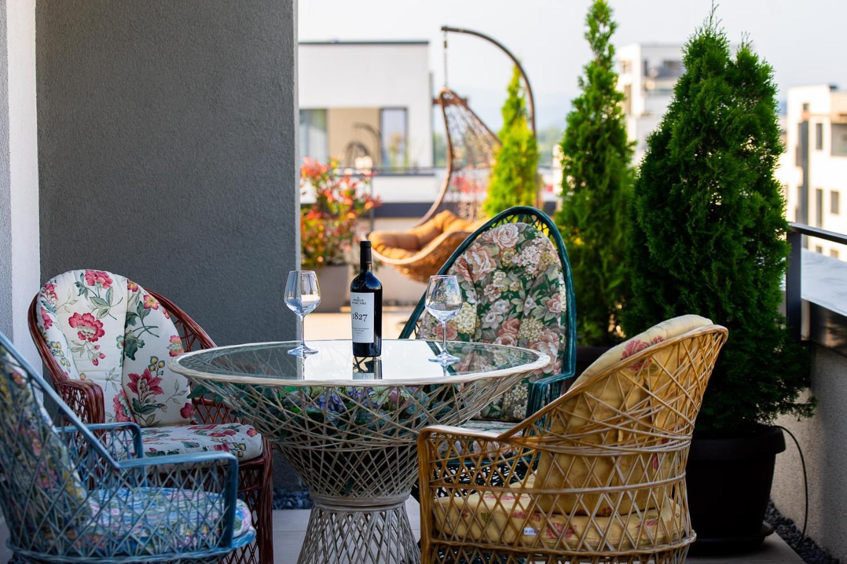 Penthouse Eliza - Coressi Braşov Buitenkant foto