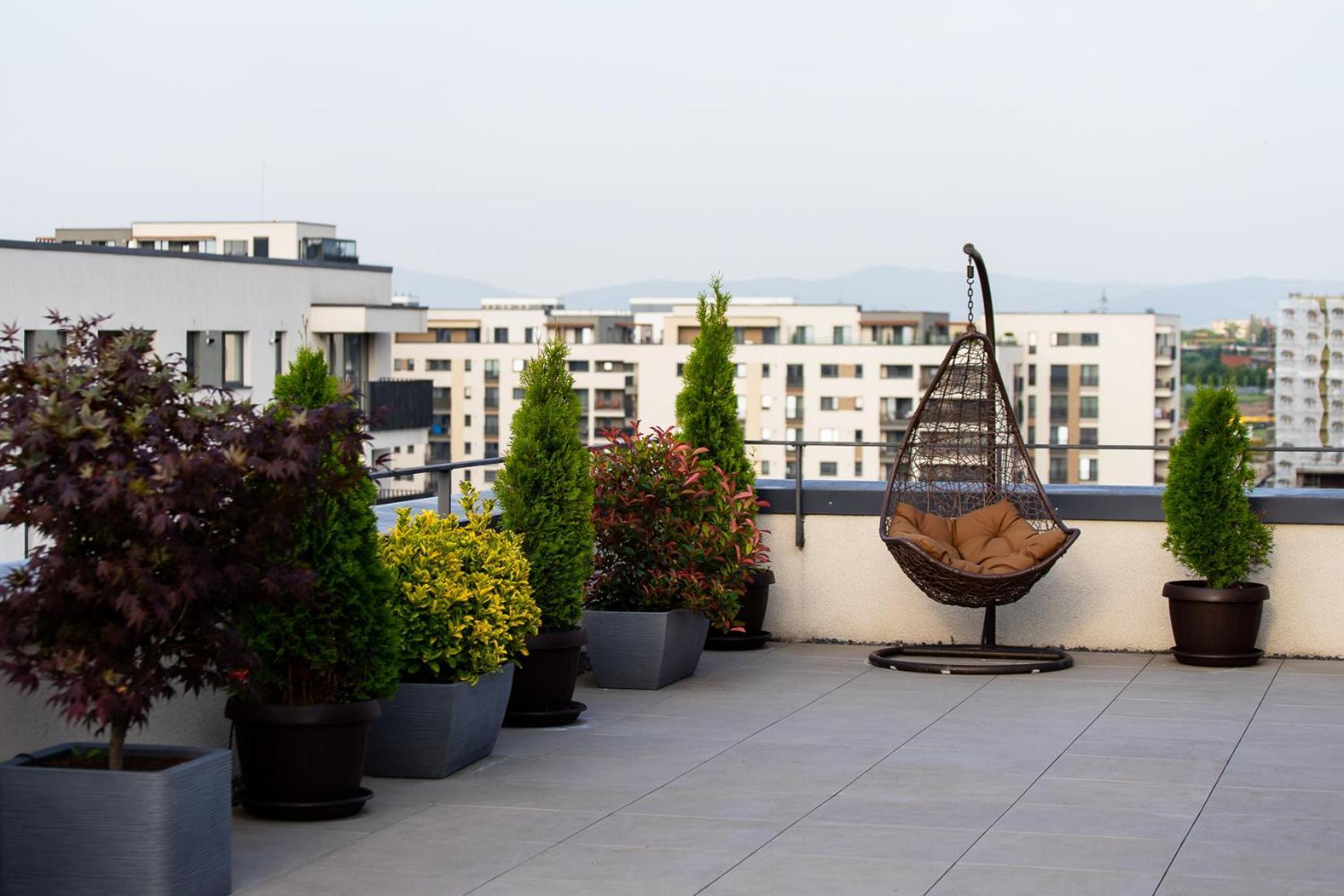Penthouse Eliza - Coressi Braşov Buitenkant foto