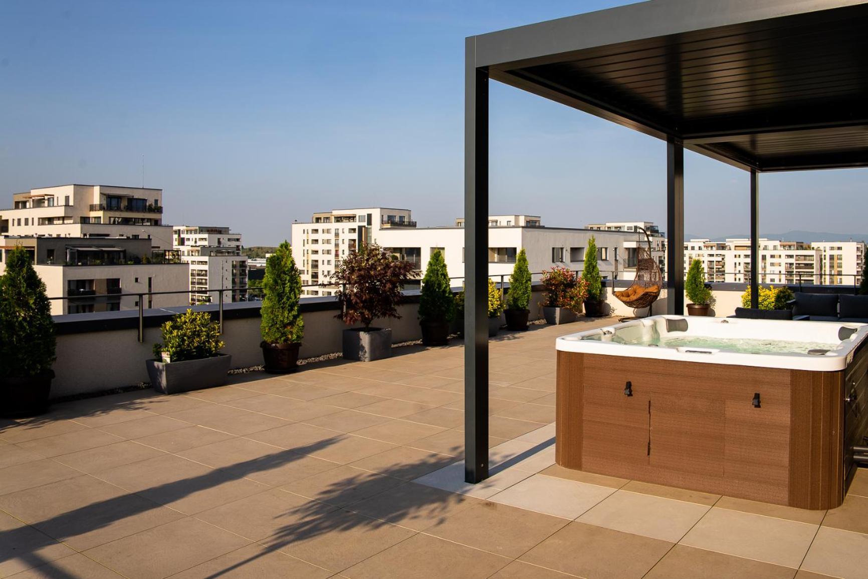 Penthouse Eliza - Coressi Braşov Buitenkant foto